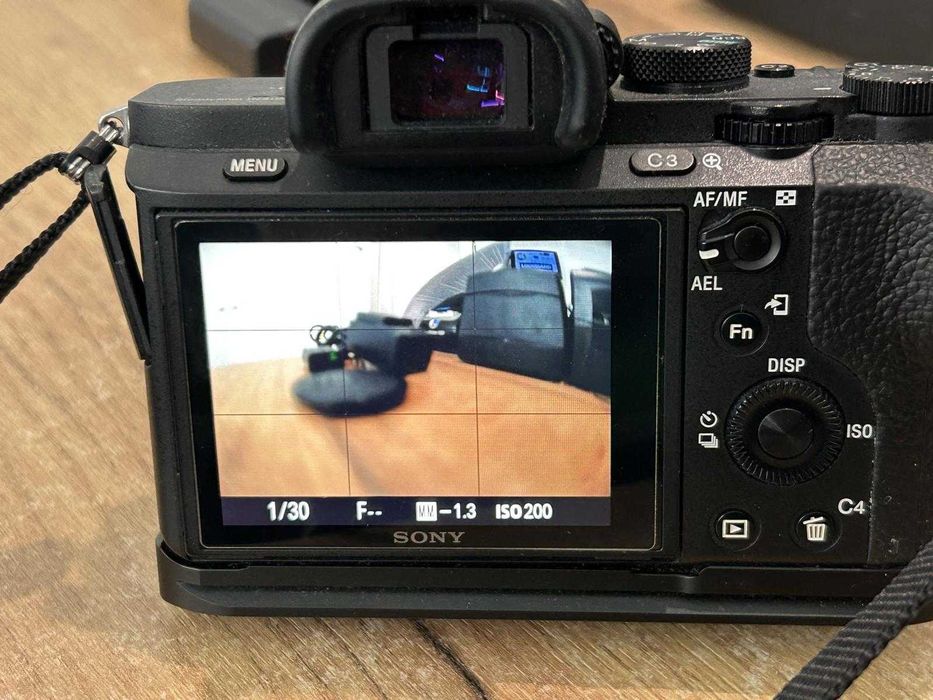 Aparat cyfrowy Sony Alpha II 24MPX  3x akumulator  ładowarka