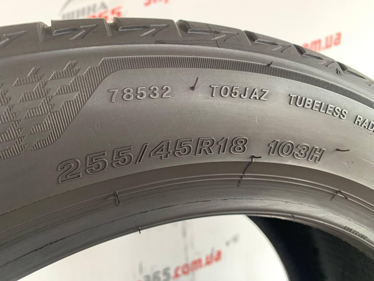 шини бу літо 255/45 r18 bridgestone turanza t005 4mm