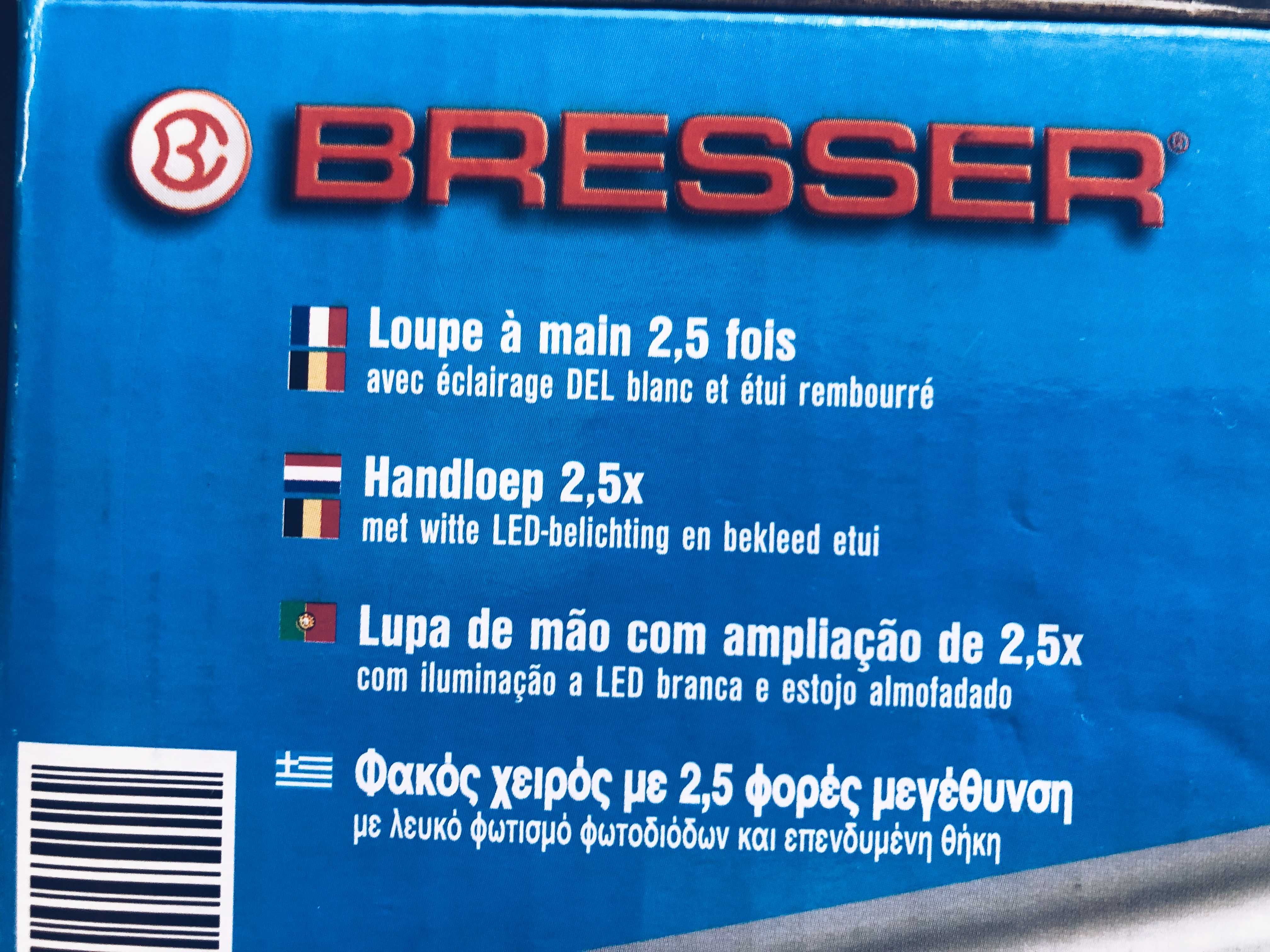 Lupa Bresser LED 2,5 x 55mm