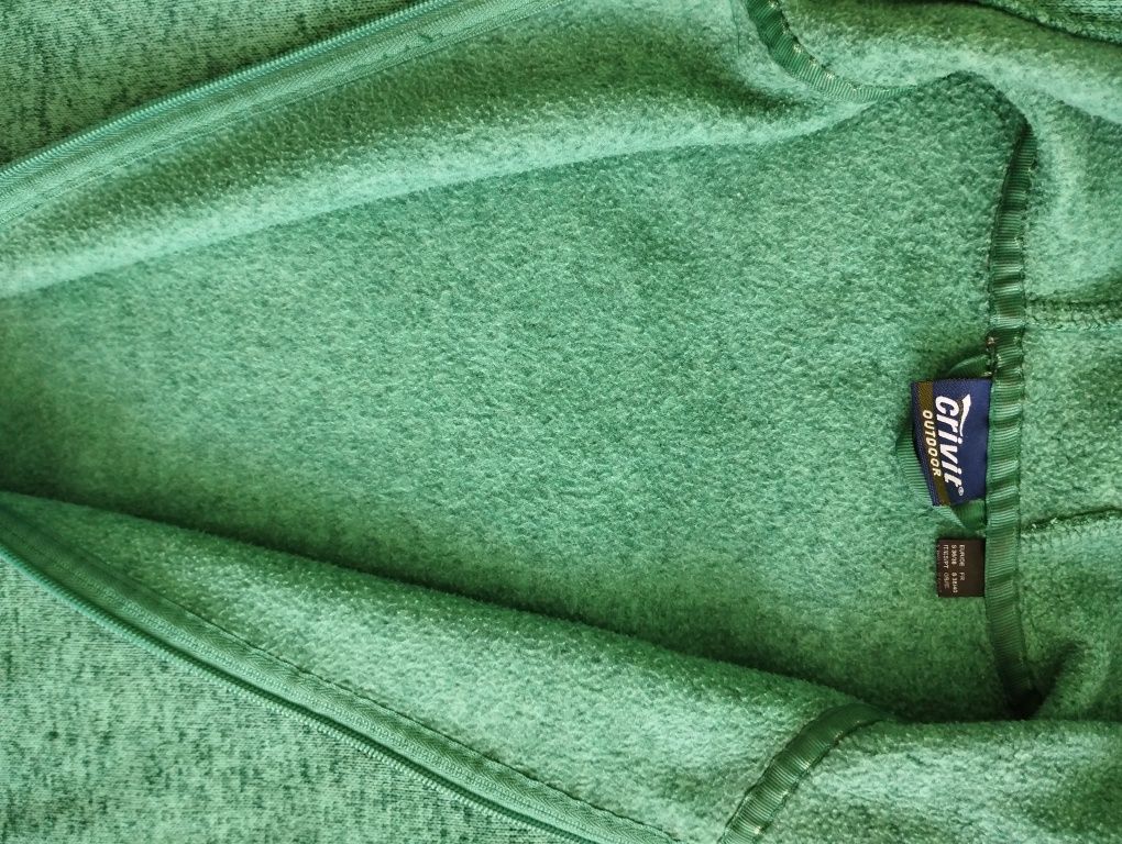 Bluza damska Crivit zielona z kieszeniami rozmiar z metki S/38