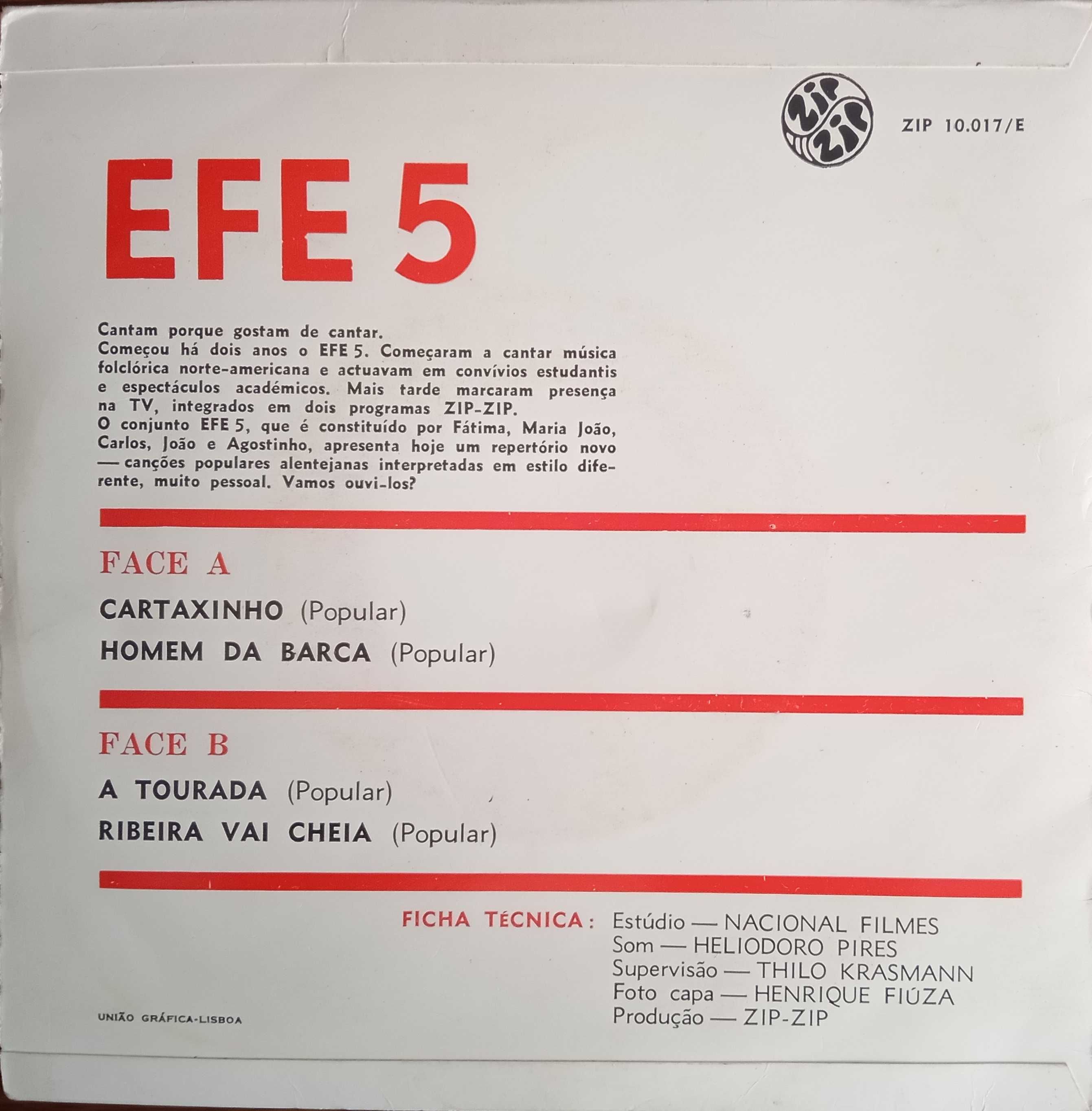 EFE 5	- - - - -	Cartaxinho	- - - - -	EP
