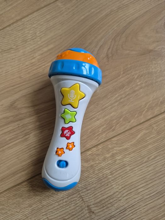 Zabawkowy mikrofon dla dzieci zabawka dźwiękowa używana