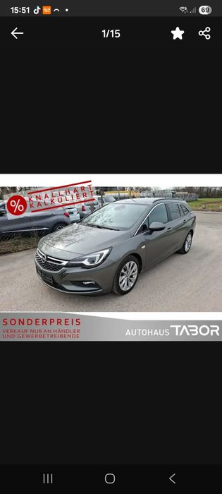 Opel Astra full Led 160 KM