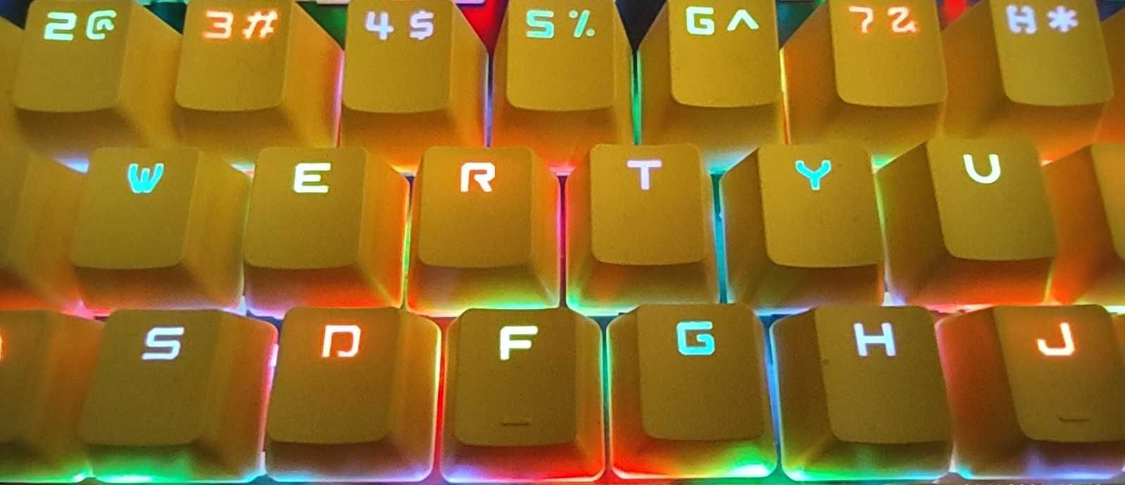 104 Klawisze CherryMX KeyCaps backlit Kolory MOTOSPEED