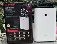 Sharp KC-D40EU-W — oczyszczacz powietrza, filtry, karton, stan bdb