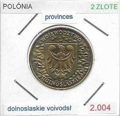 Moedas - - - Polónia - - - "Armas das Voivodias" (Estados Feudais)