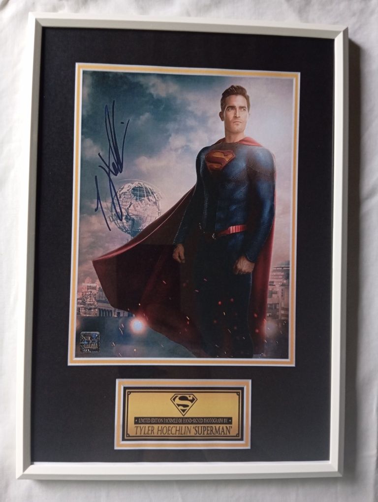 Moldura Série Superman & Lois com Autógrafo (A4)