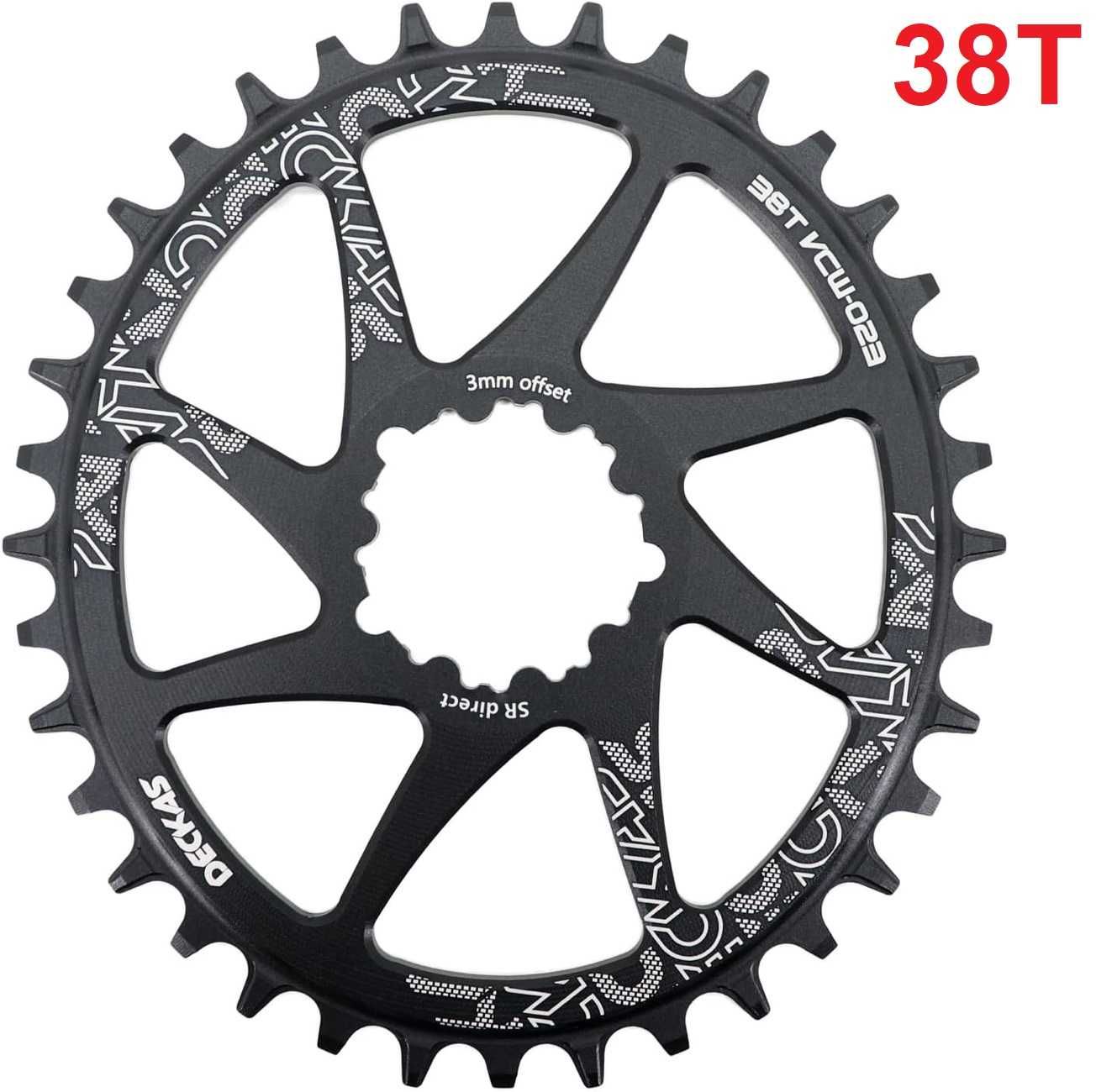 Zębatka OVALNA 3mm direct mount DECKAS SRAM 3 BOLT 30  32  34 36 38t