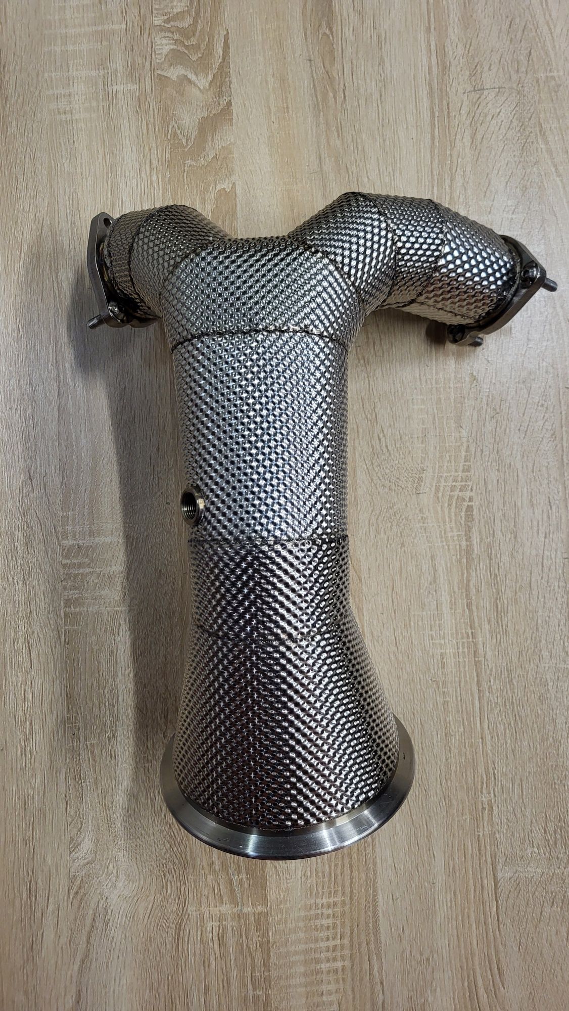Даунпайп AUDI S4 S5 B9 F5 3.0T Downpipe HEAT SHIELD