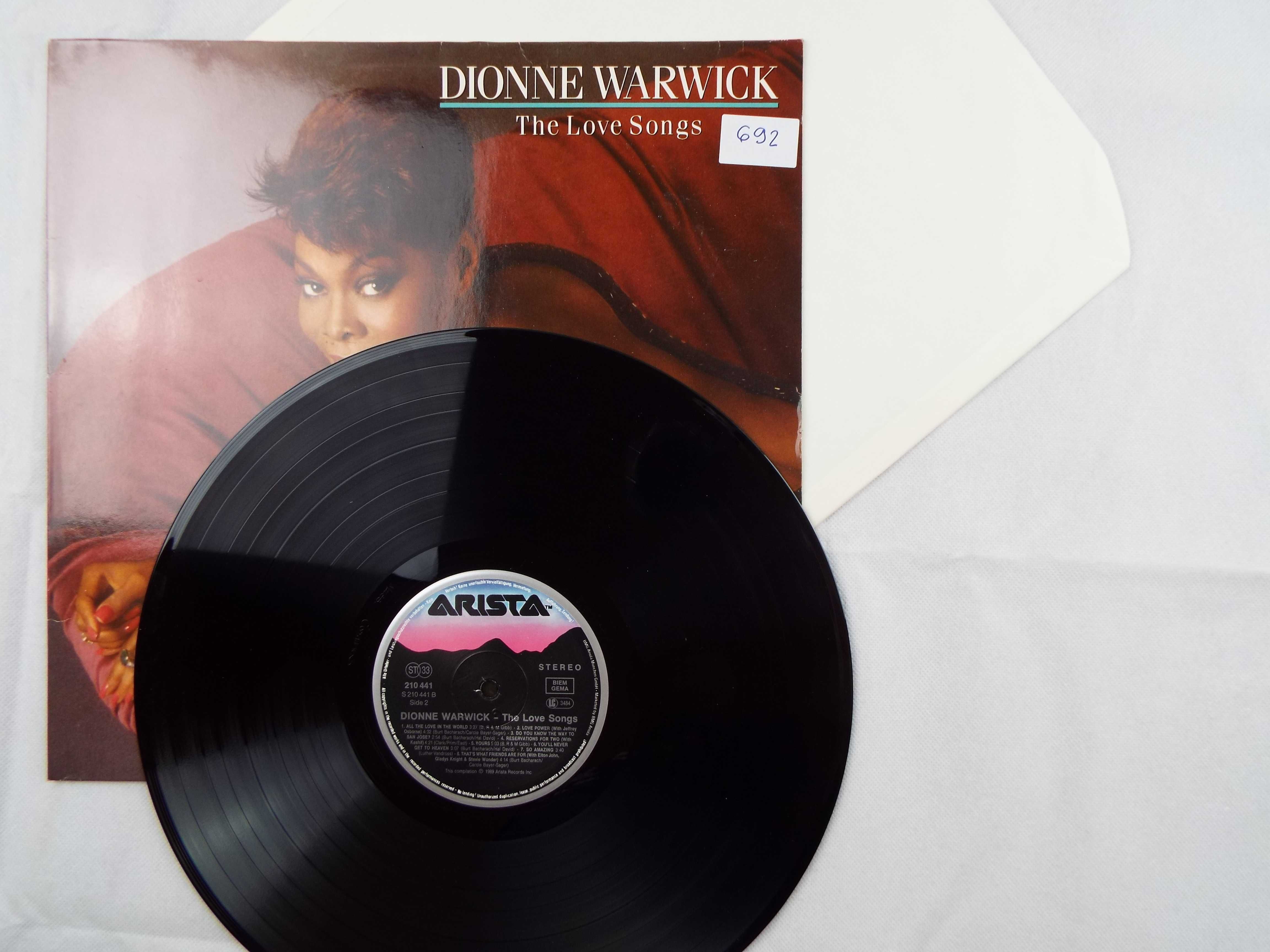 Płyta winylowa Dionne Warwick The Love Songs