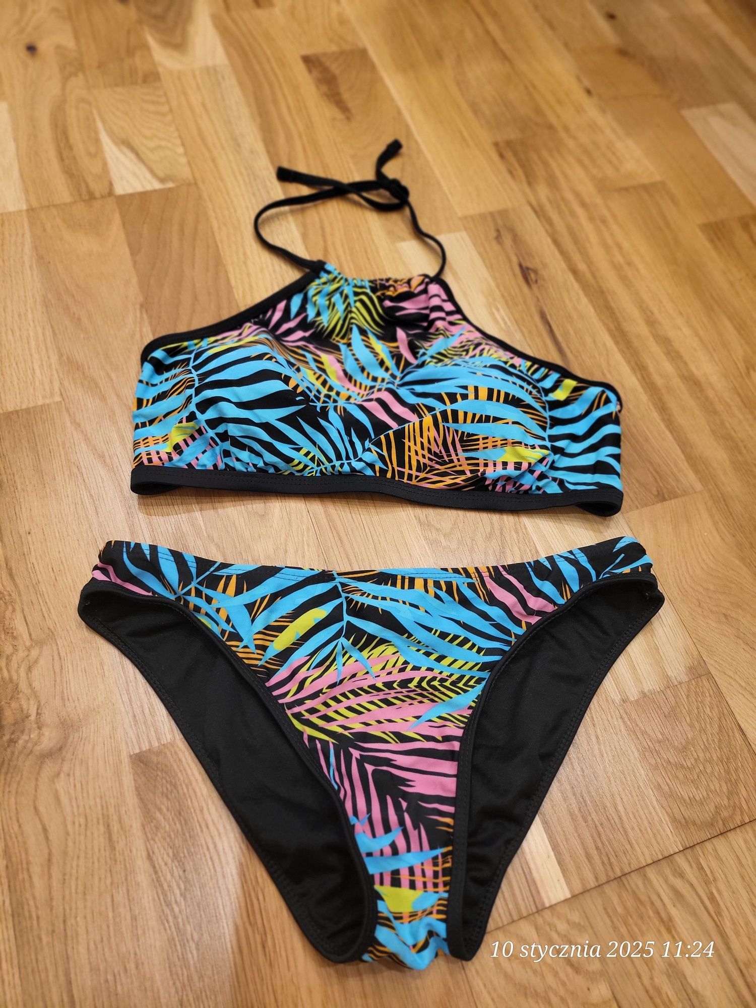 Strój kapielowy,HOUSE,damski, bikini, różowa.S/M, wielokolorowy