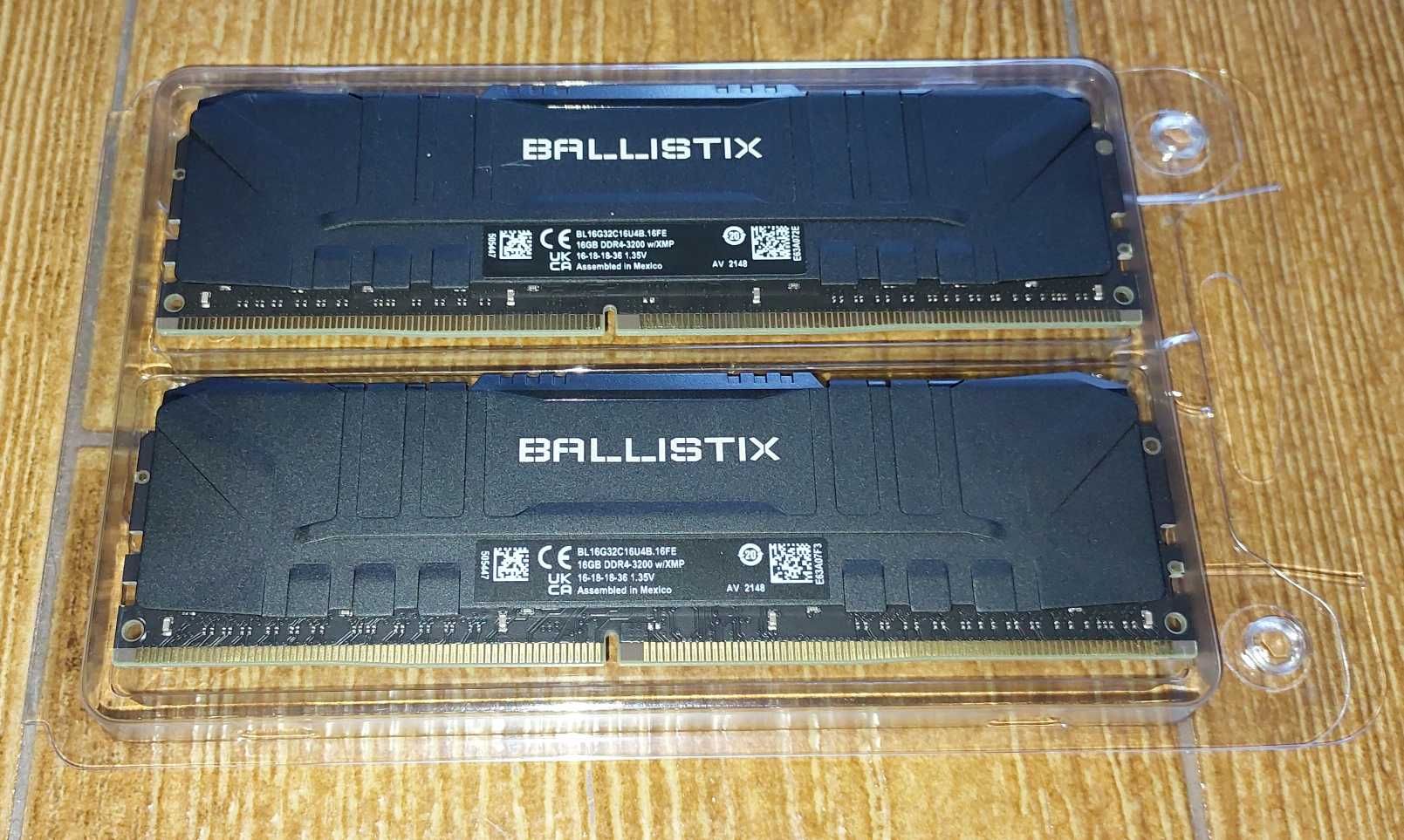 Kit RAM 32 Gb (2x16 Gb) Crucial Ballistix DDR4 3200 MHz CL16