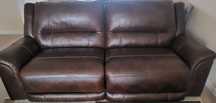 Leather comfy large sofa- recliner