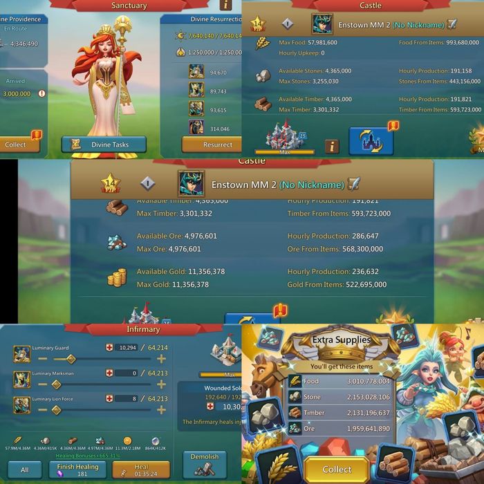 Акаунт Lords Mobile З Високими показниками атаки