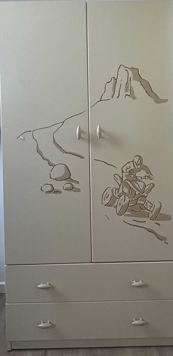 Meble dziecięce MEBLIK z serii DAKAR - zestaw