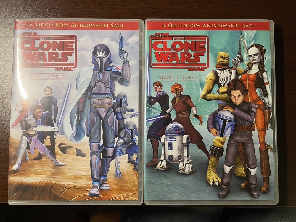 Star The Clone Wars DVD sezon 1-2