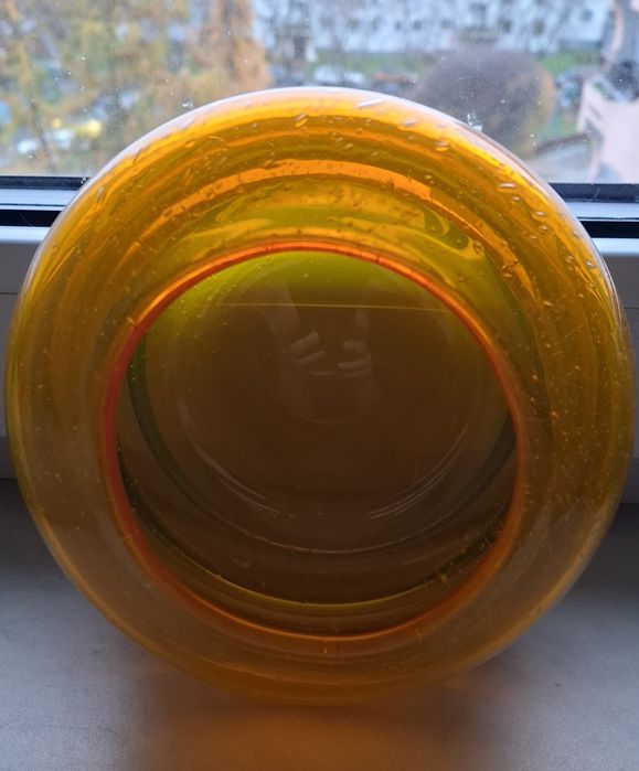 Krawczyk wazon ikebana misa szkło prl