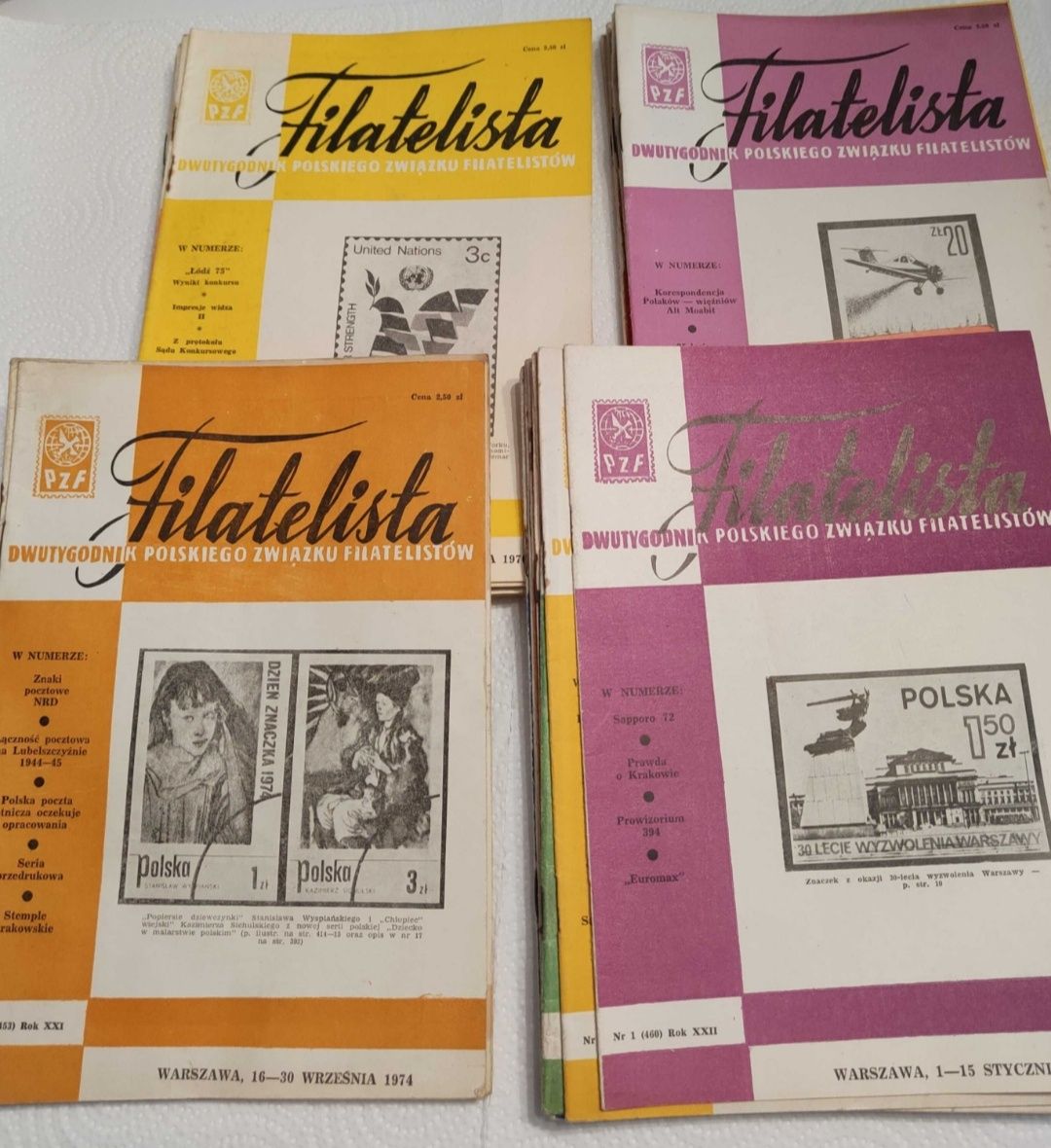 Filatelista dwutygodnik 1974 - 1977