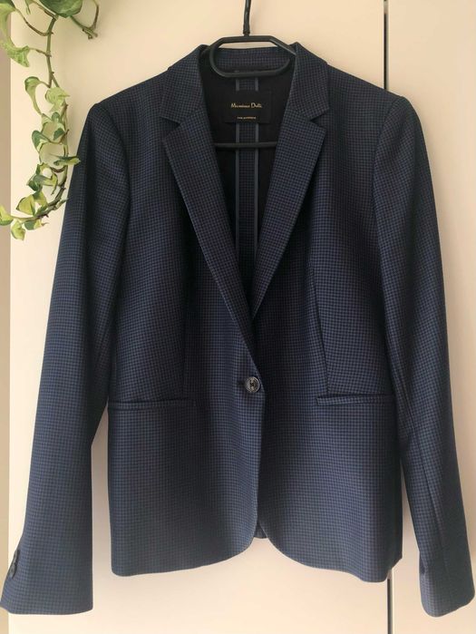 Żakiet Massimo Dutti, niebieski, roz. 40