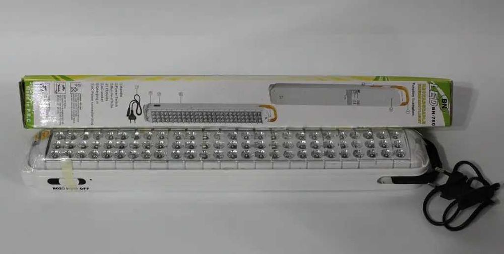 LED-лампа з акумулятором біла 78led з резервним живленням литий