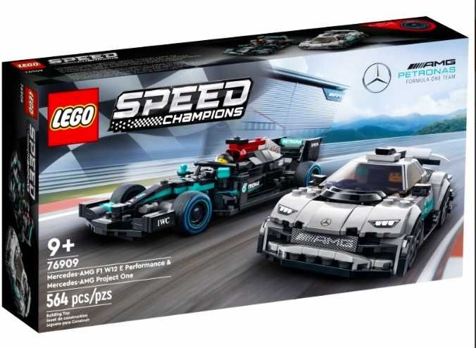 LEGO 76909 Mercedes AMG F1 W12E PERFORMANCE i Mercedes AMG ONE speed c