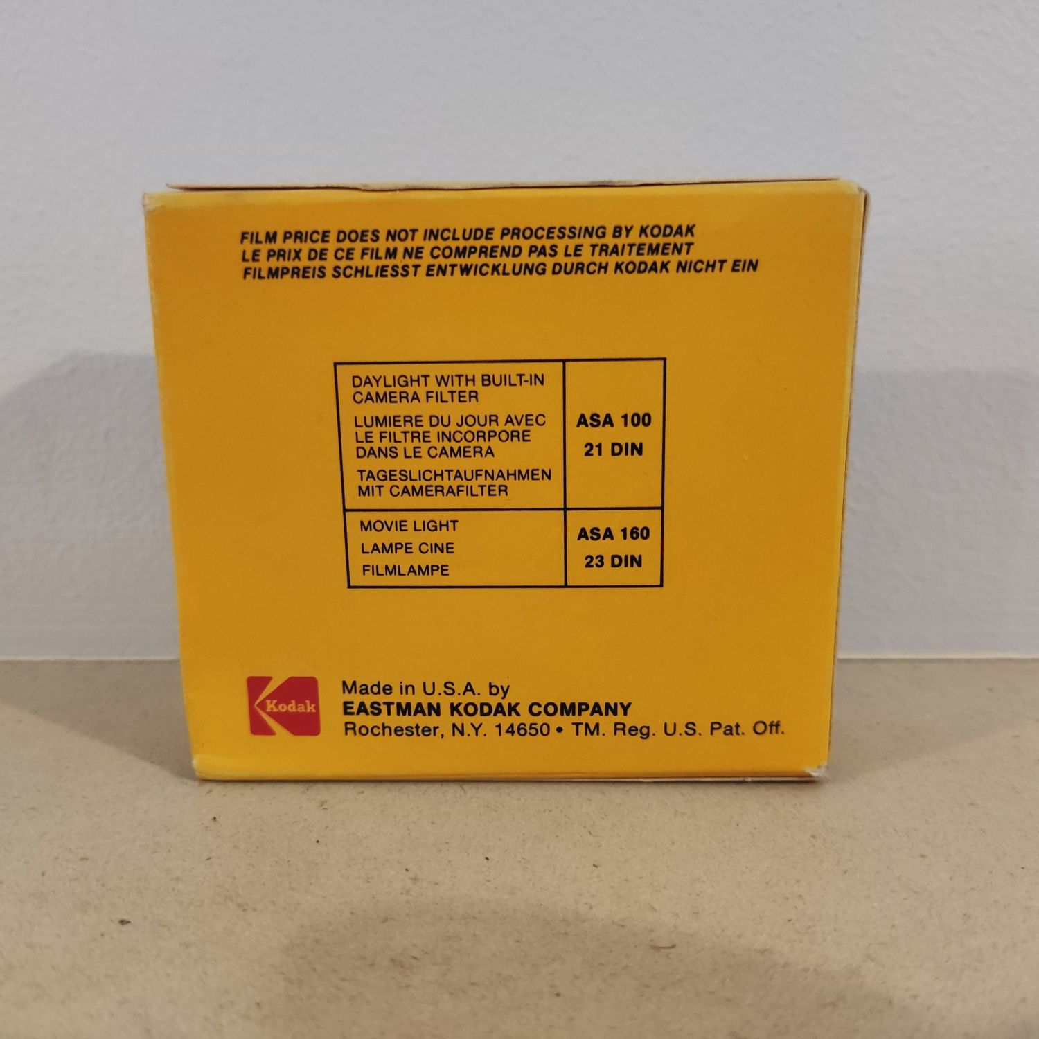Kodak Ektachrome 160 sound colour movie filme