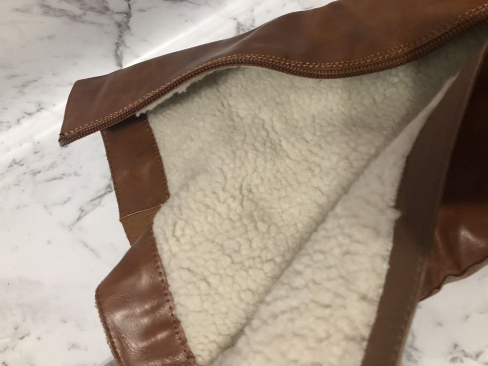 Kozaki camel karmelowe ocieplane nowe roz 39
