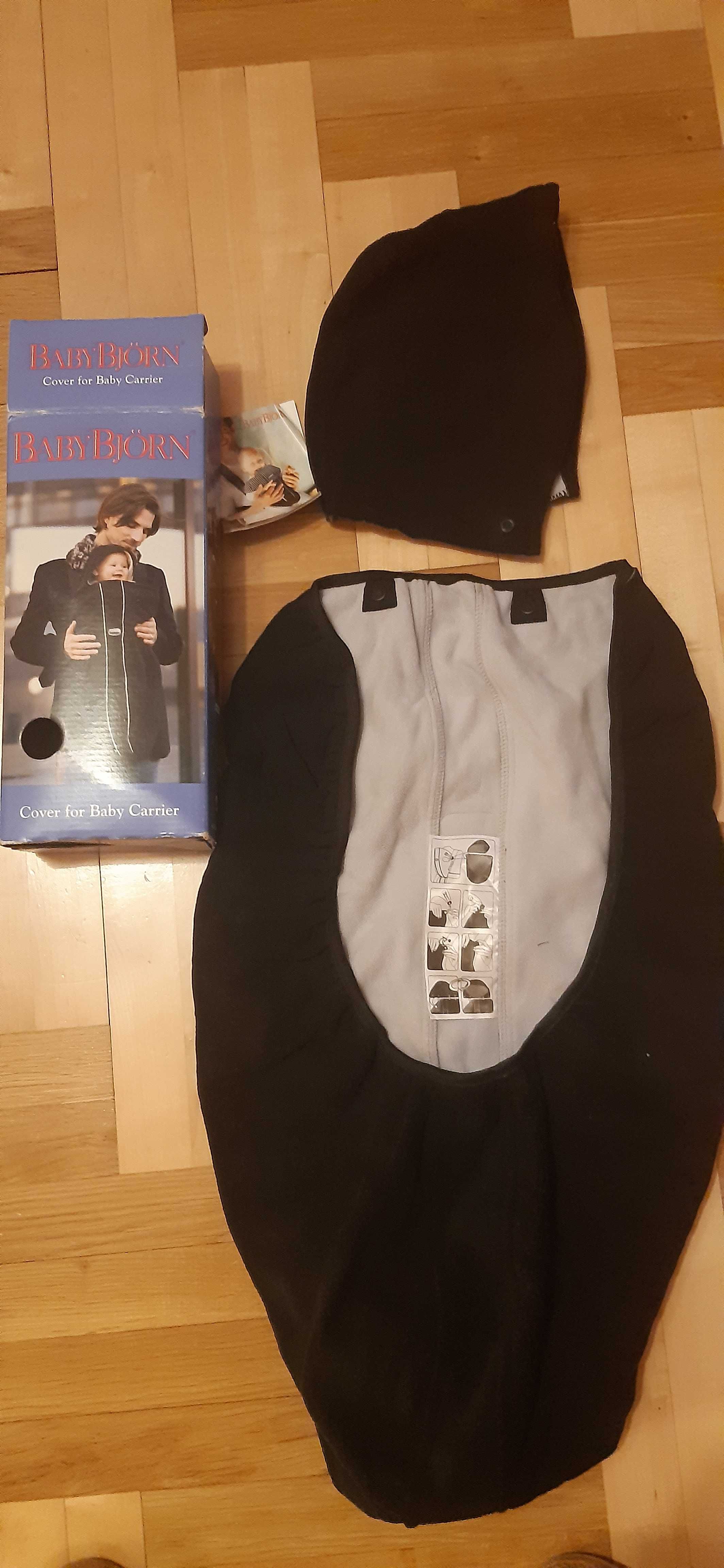 nosidełko babybjorn, śliniak plus pokrowiec