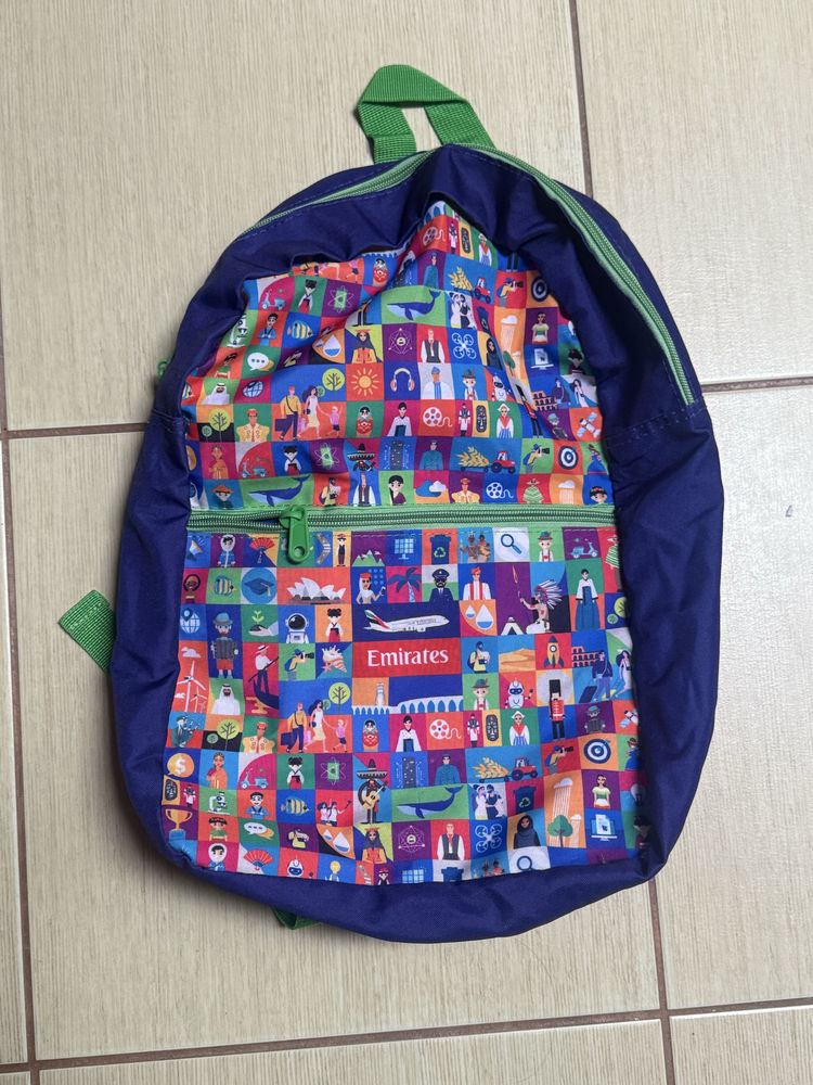 Plecak Emirates 37x24cm linie lotnicze pamiątka z podróży