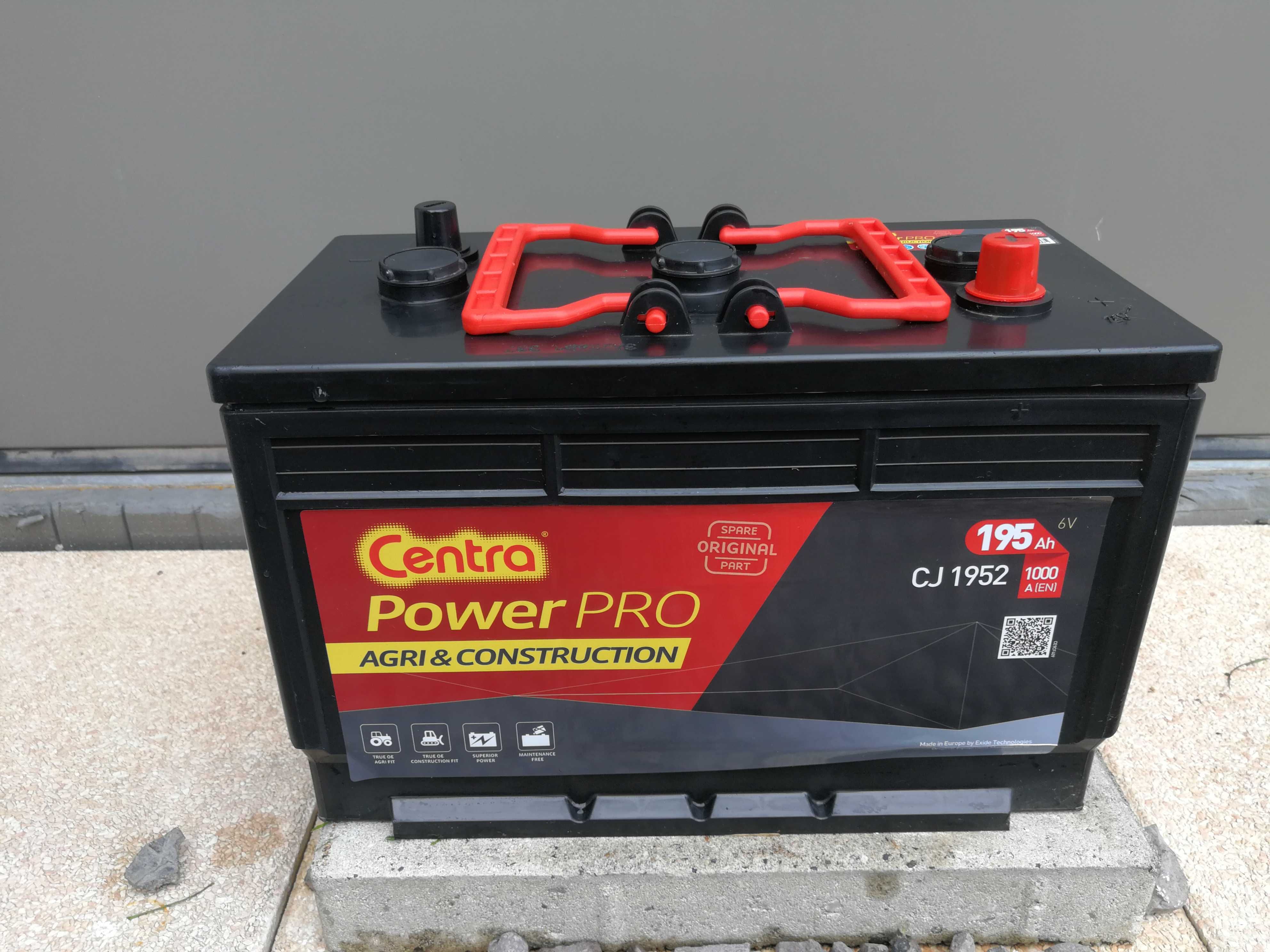 Akumulator 6v centra 195ah 1000A Power Pro agri