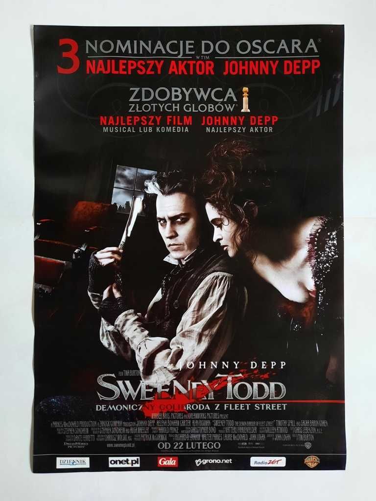 Plakat filmowy - Sweeney Todd-Demoniczny golibroda z Fleet Street