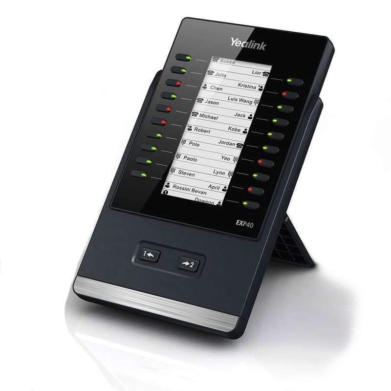 Telefon przewodowy z Yealnik SIT-T46G + Przystawka sekretarska EXP40