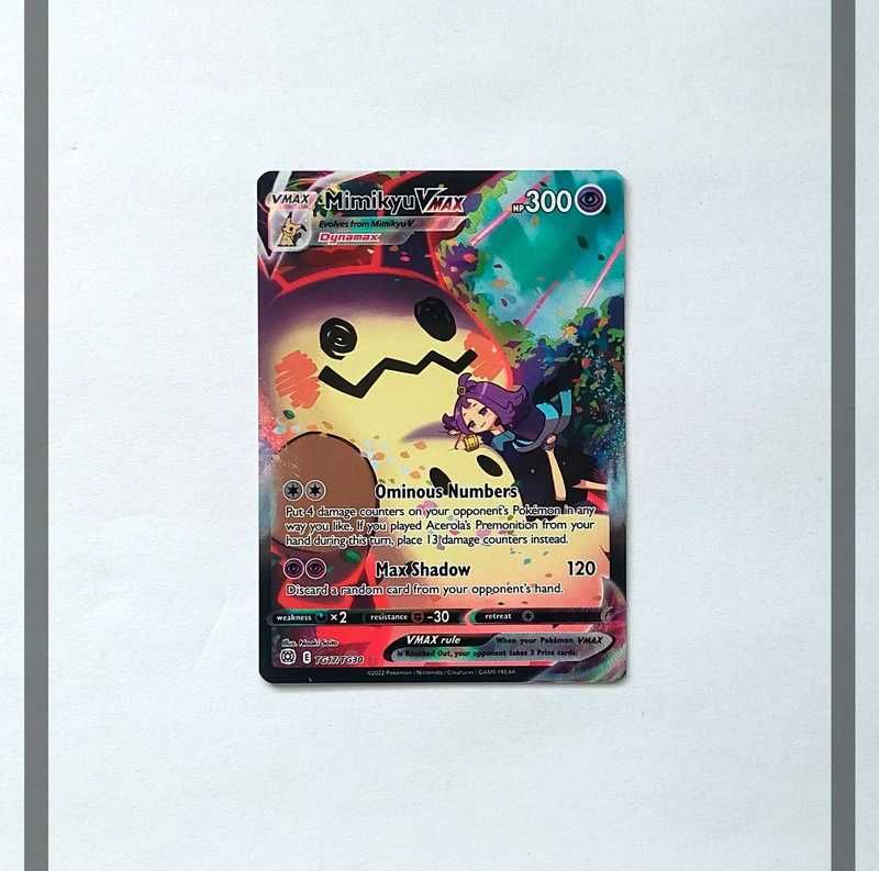 Mimikyu Vmax TG17/TG30 BRS Pokemon ENG-NM