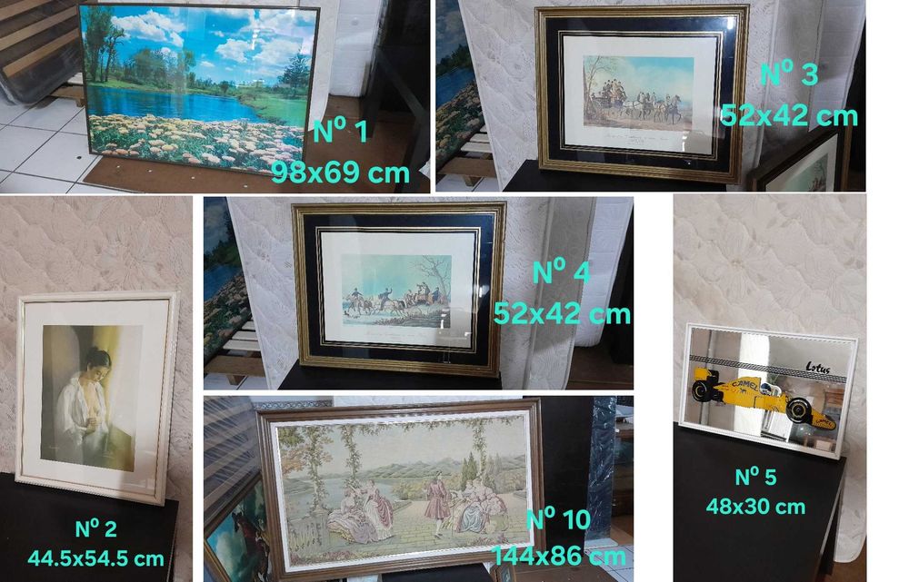 Quadros e molduras para decoração