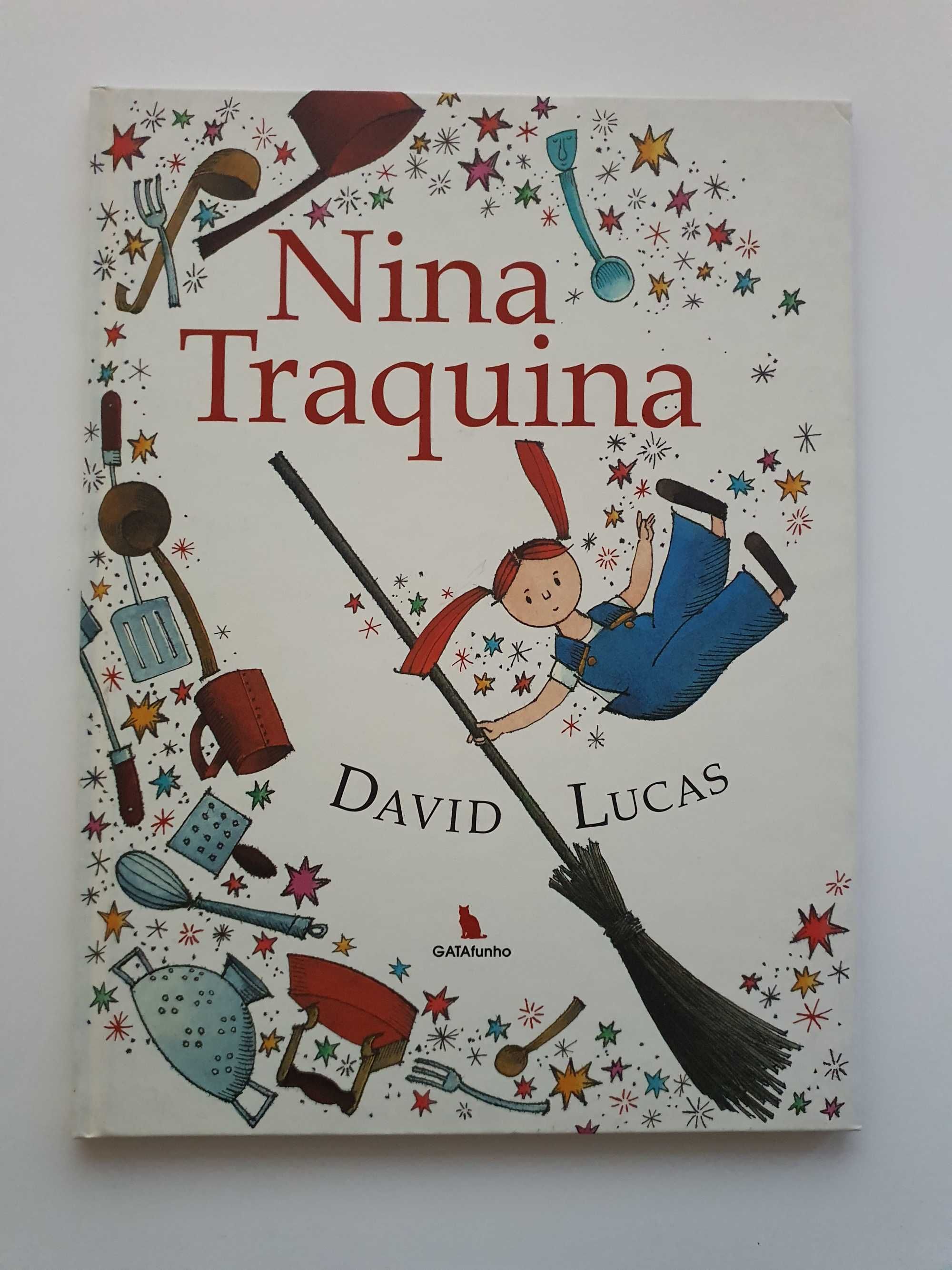 Livro Nina Traquina de David Lucas
