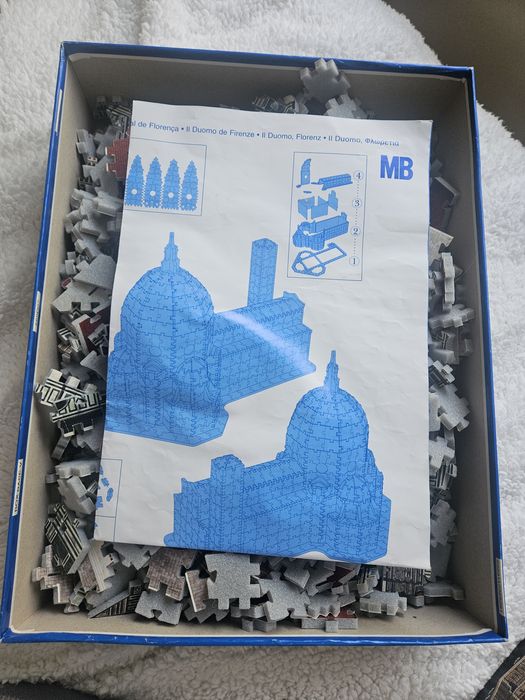 Puzzle 3D Extra desafiante!  802 Peças