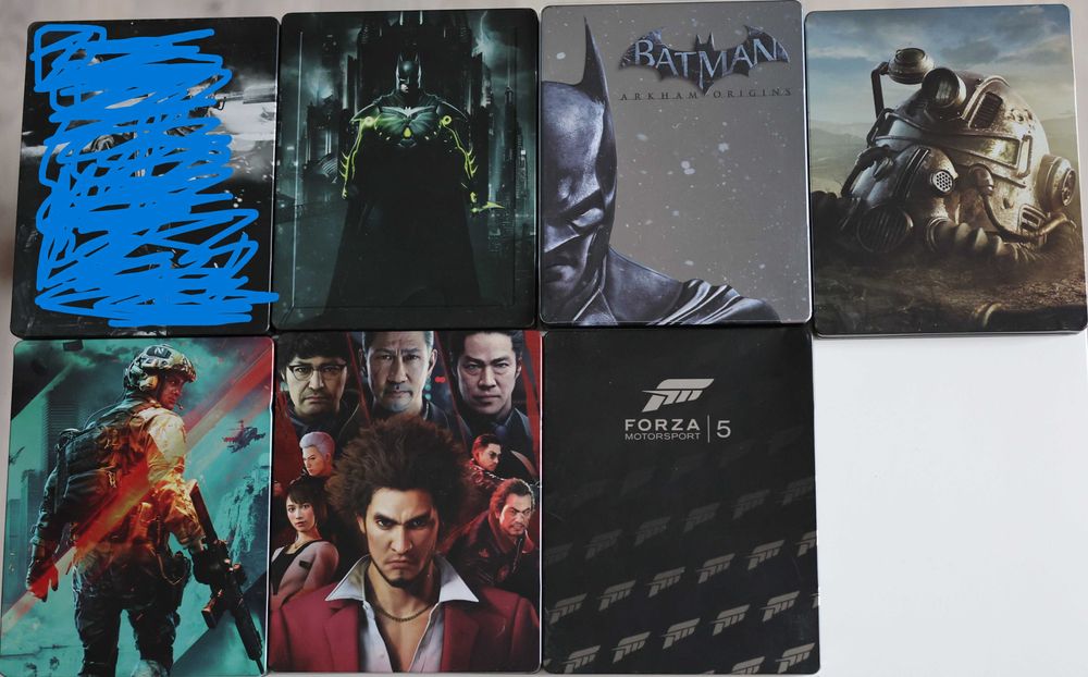 Steelbook (стілбуки) та диски PS4, PS3, Xbox One, Xbox 360