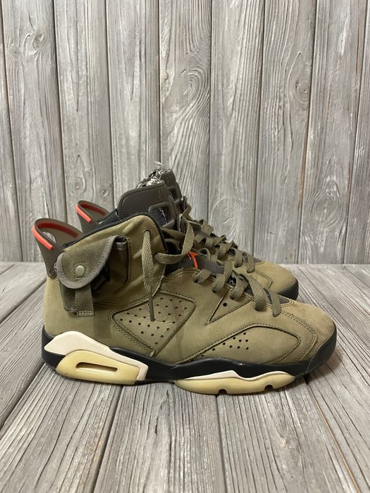 Мужские кроссовки nike jordan retro 6 x travis scott