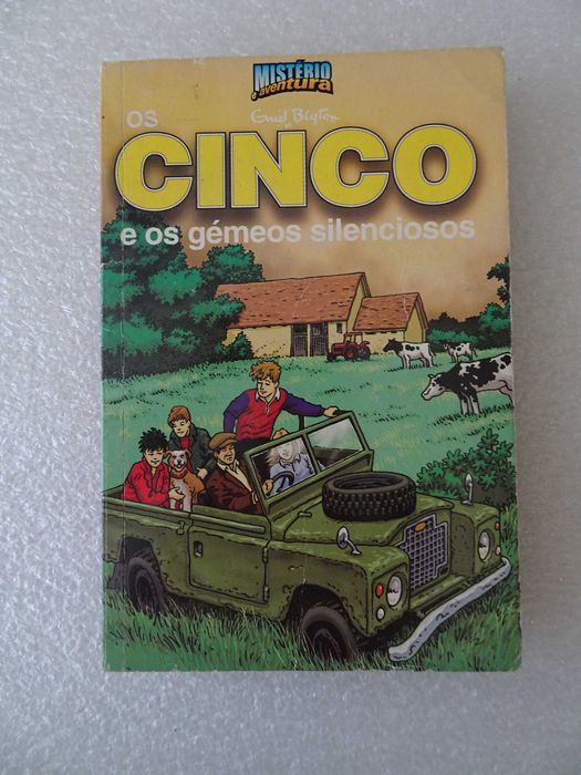 Livro Enyd Blyton - Os cinco e os gémeos silenciosos Mistério aventura