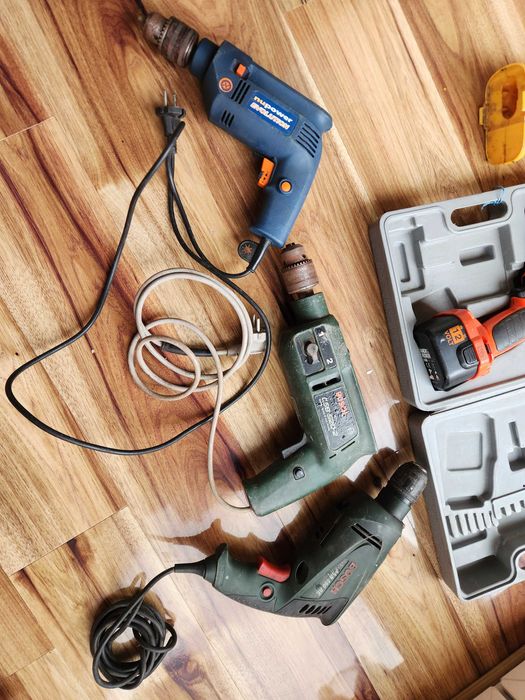 3 WIERTARKI 2 WKRETARKI BOSCH psb650re csb520-2 wiertarka wkretarka