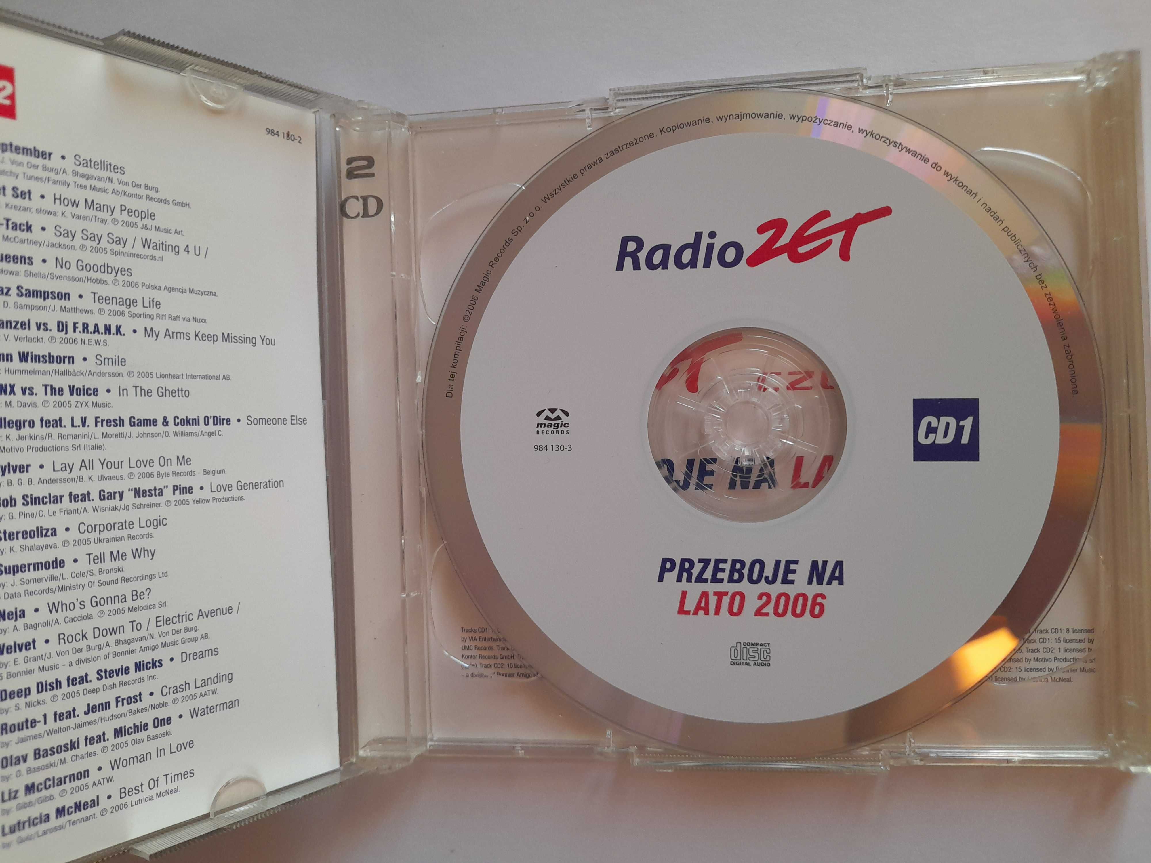 CD Czułe granie. Przeboje na lato 2006 2xCD