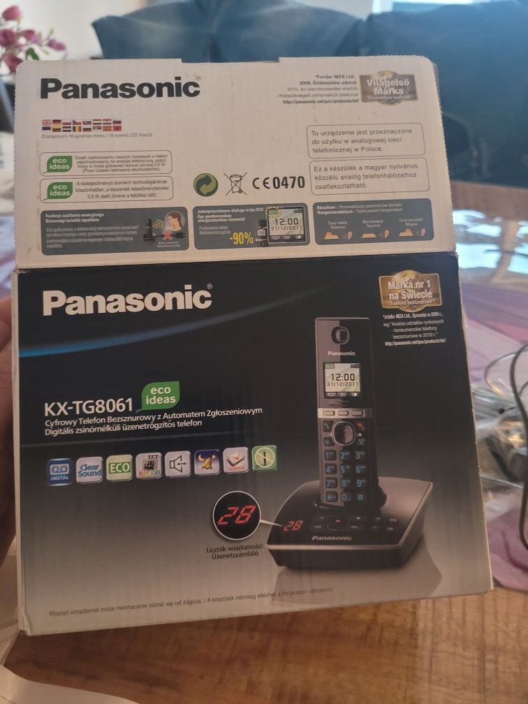 Telefon z sekretarka Panasonic KX-TG8061