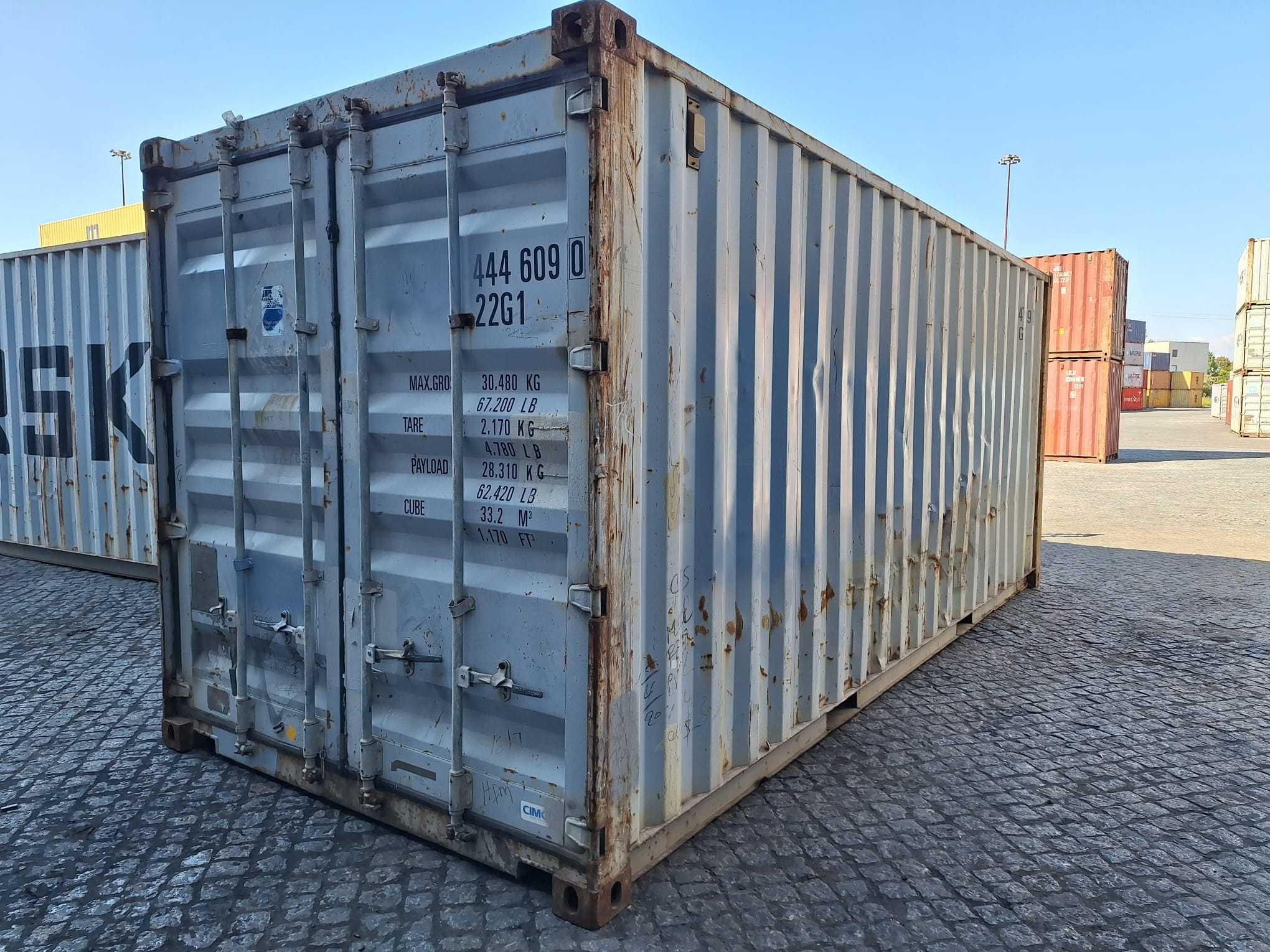 Contentor Maritimo de 6 metros 20 pés