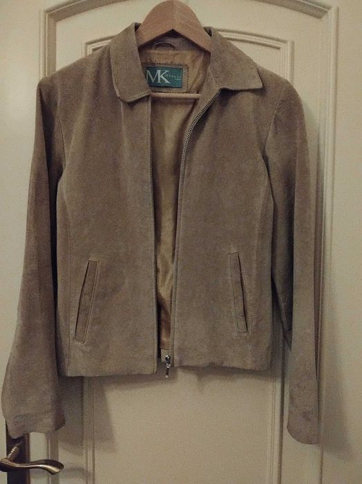 Casaco em pele genuína