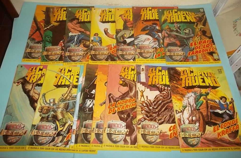 EL CAPITAN TRUENO - 6 álbuns, um deles assinado por Victor MORA.