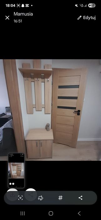 Szafka na buty +wieszak na ciuchy