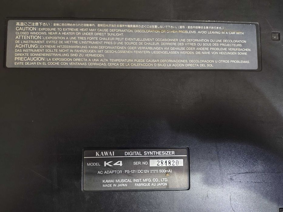 Вінтажний синтезатор Kawai K4 1989 (made in Japan)