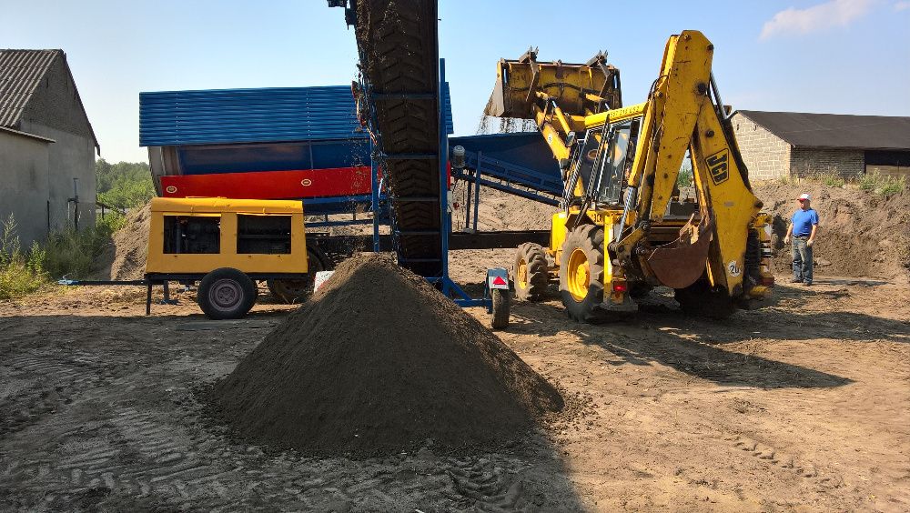 Ziemia ogrodowa przesiewana, humus, możliwy dowóz