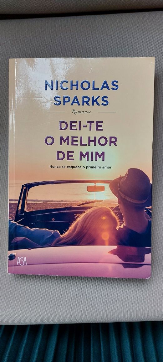 Livro de Nicholas Sparks - Dei-te o melhor de mim