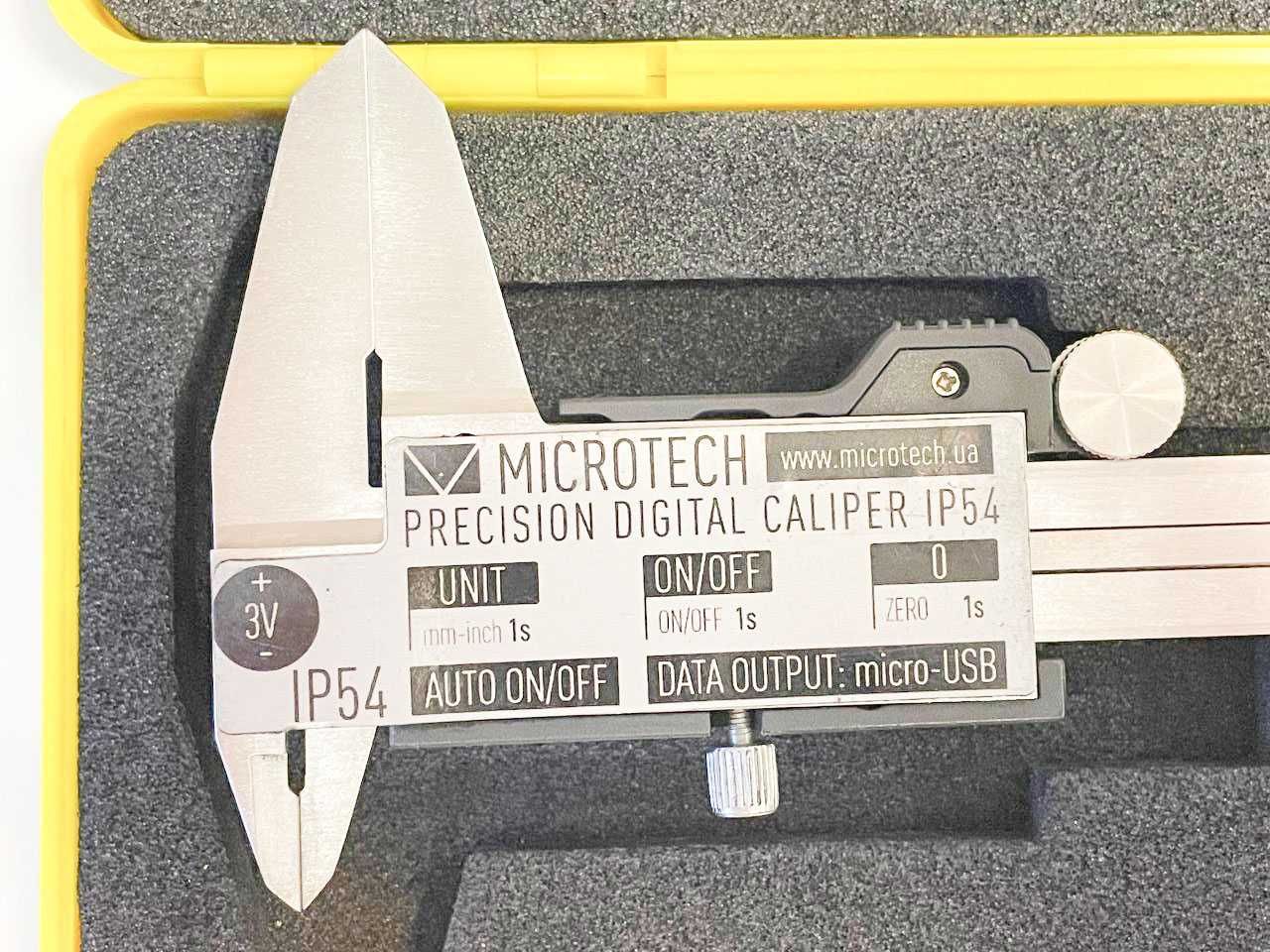 Штангенциркуль цифровий універсальний MICROTECH IP54